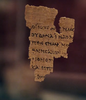 Fragment of John's Gospel